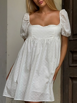 Платье "Дюймовочка", Белый