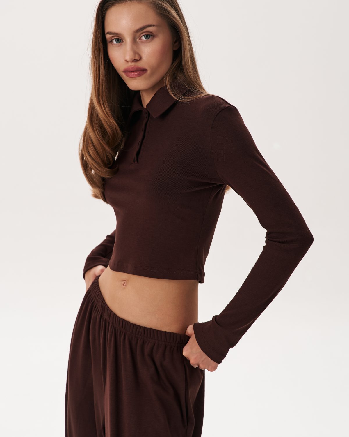 Лонгслив поло In&O 2025