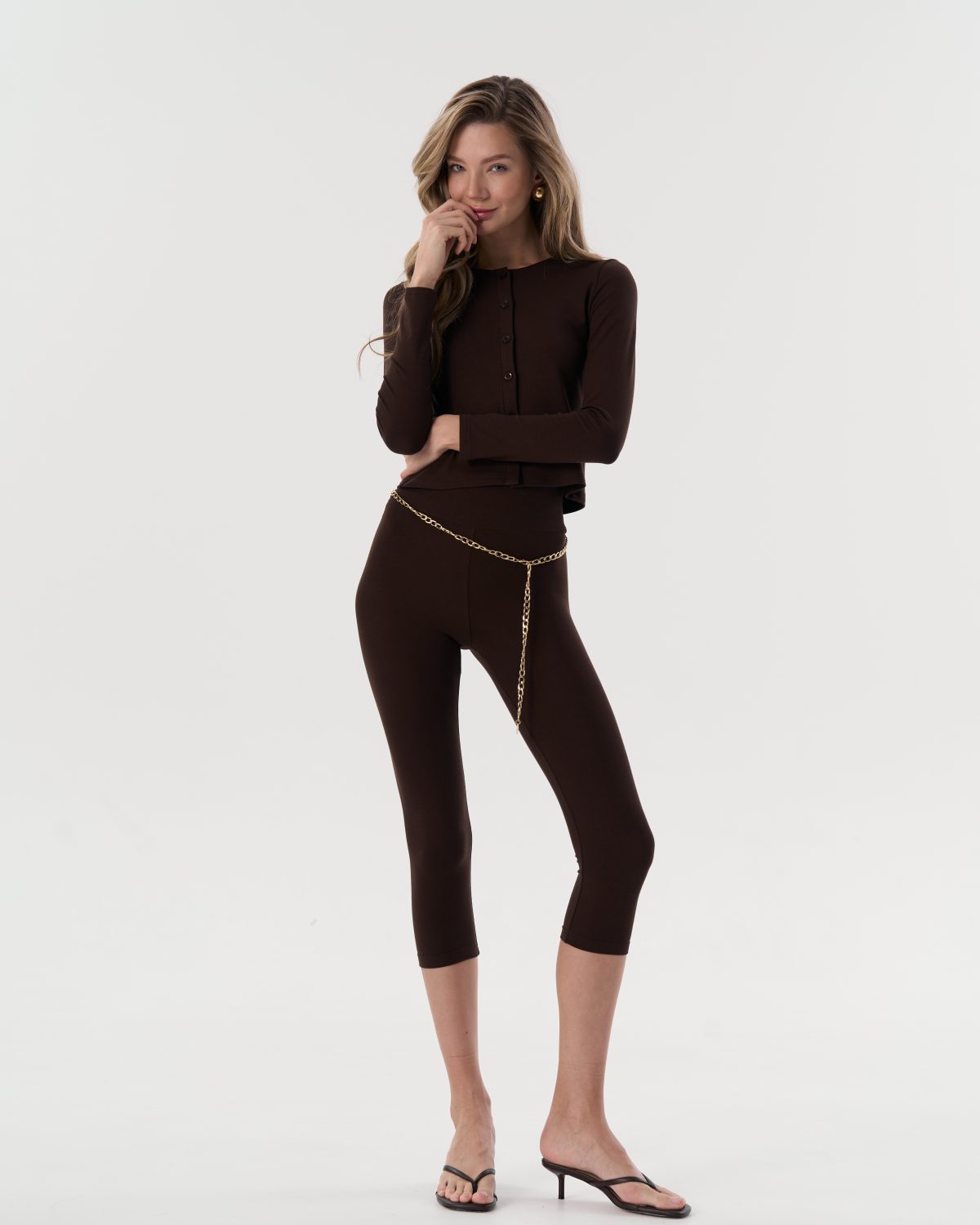 Капри шоколадные