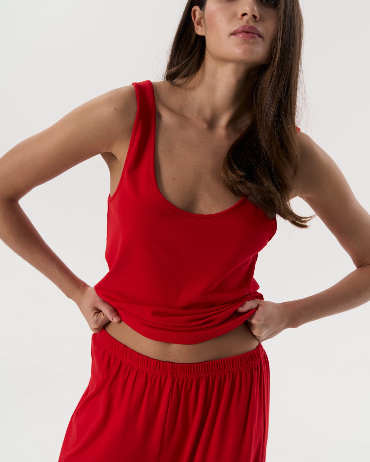 Майка красный